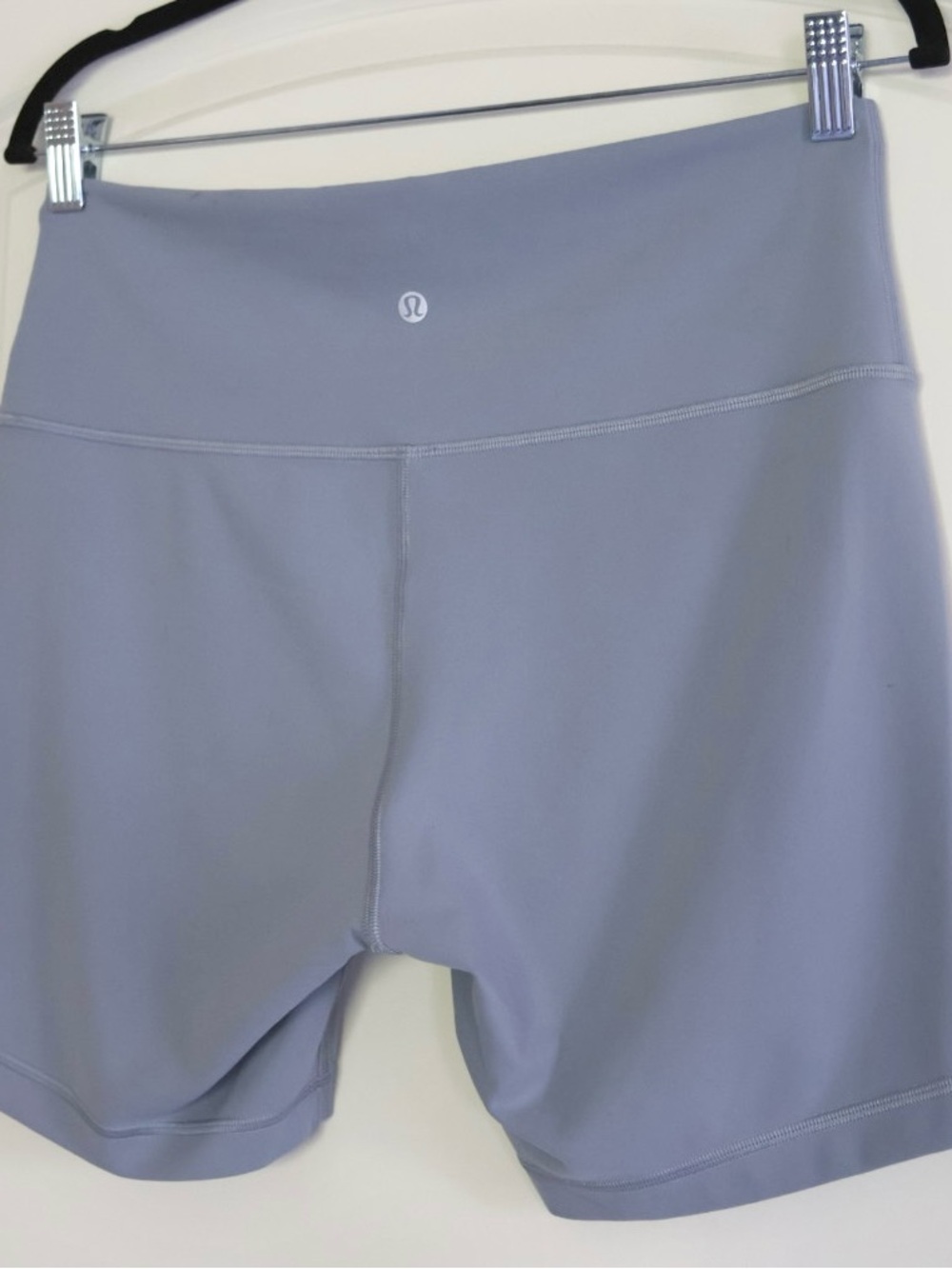 Lululemon Align High Rise 6” Shorts Chambray Blue Size 10 - Picture 3 of 4